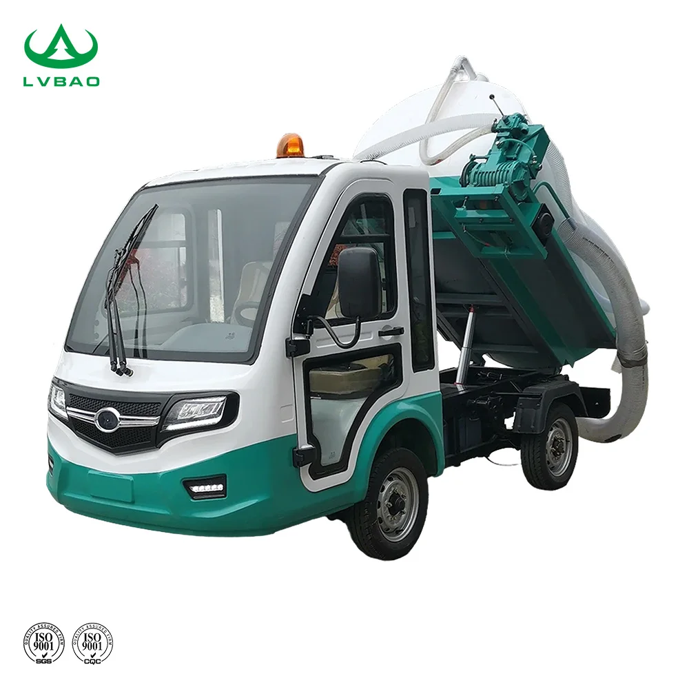 LB-4XW001 Lhd Rhd 2m3 Hydraulic Self-Dumping Sewage Suction Truck