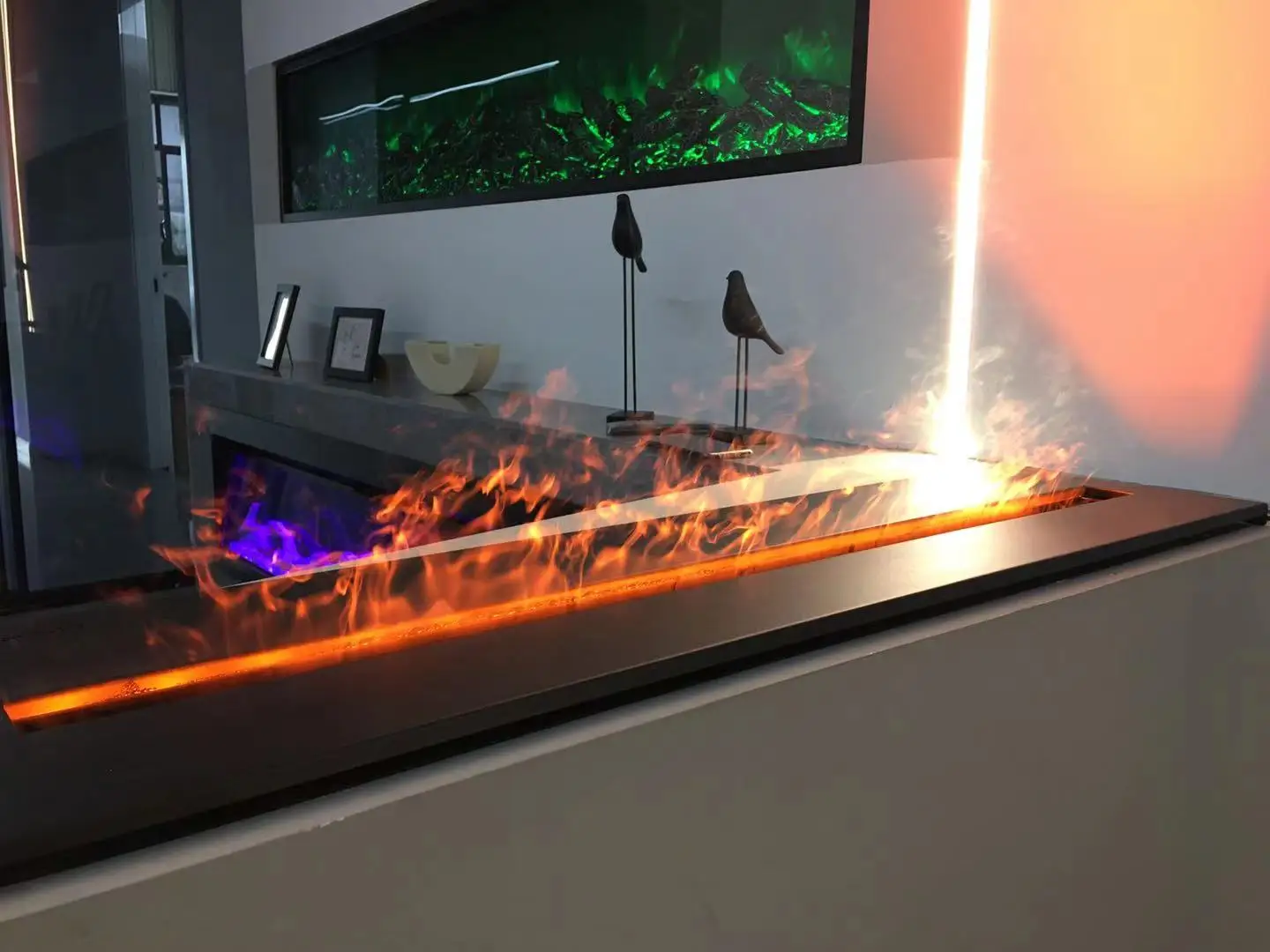 Remote Control Decorative Customized Vapor Fire place Insert 3D Water Mist Electric Fireplace