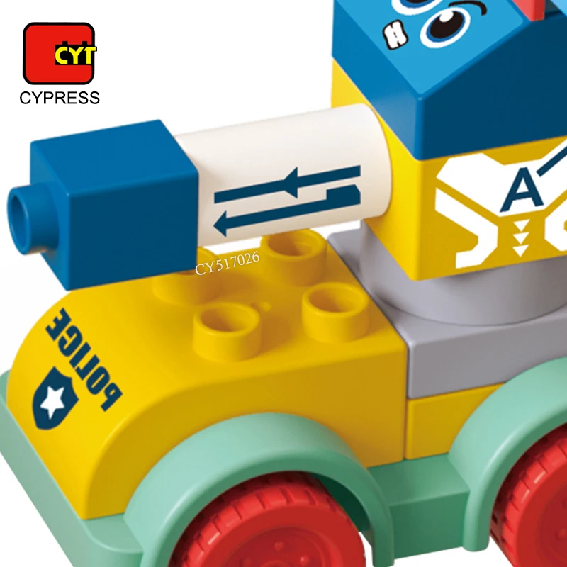 Large Size Building Blocks Toys Set Kids Building Bricks Vehicle Car Airplane Tank Construction Toys