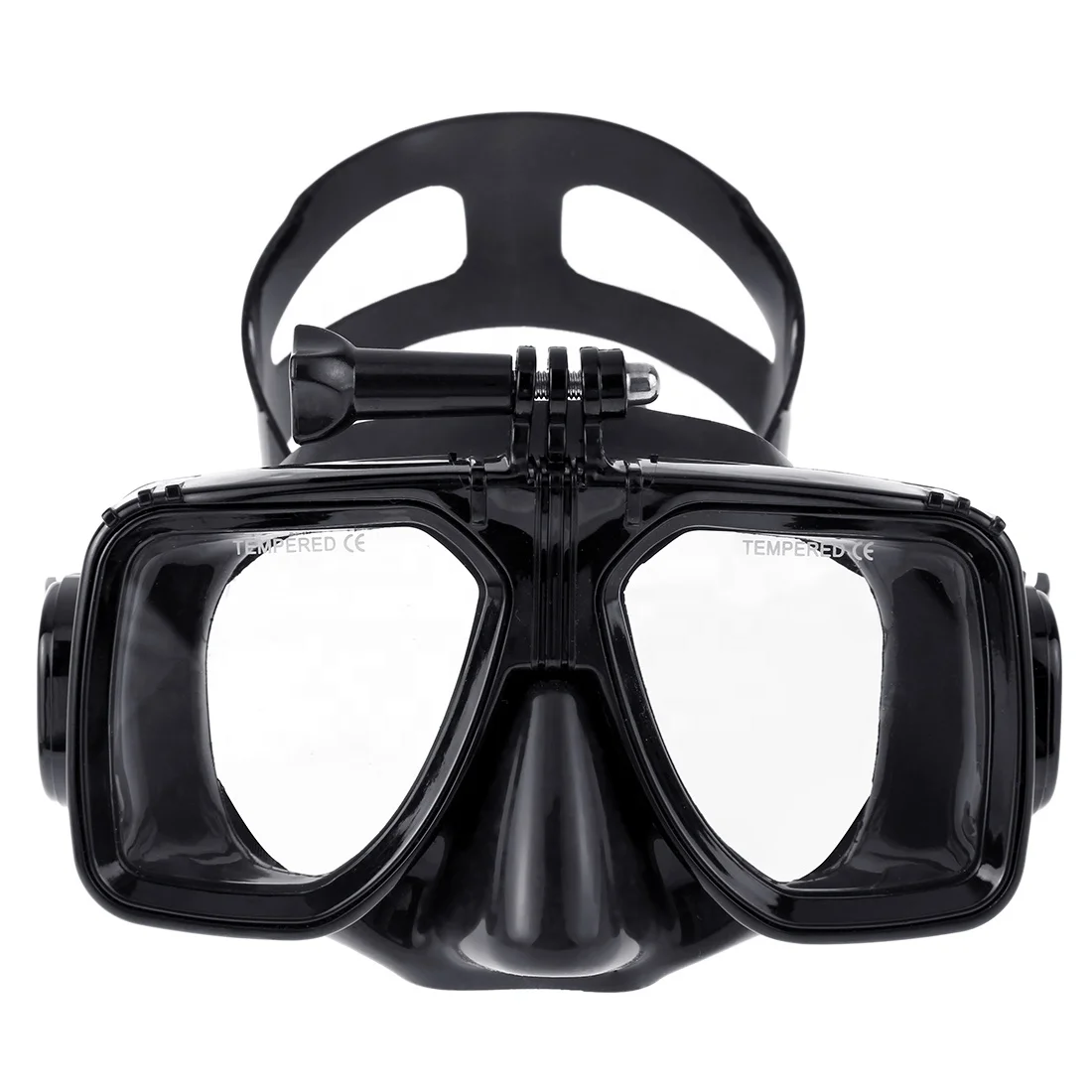 
Water Sports Diving Equipment Black Acrylic Swimming Glasses For Pools 