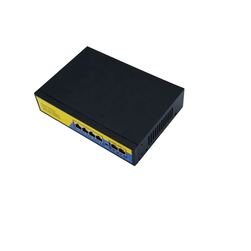 hot selling 4 port Fast Ethernet OEM poe switch support 48V POE like TP-Link network Switch