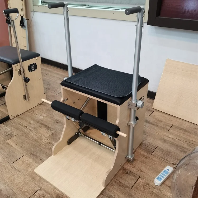 Australia Aluminum Handles Pilates Reformer Machine Spring Yoga Combo Wooden Base Wunda Chair