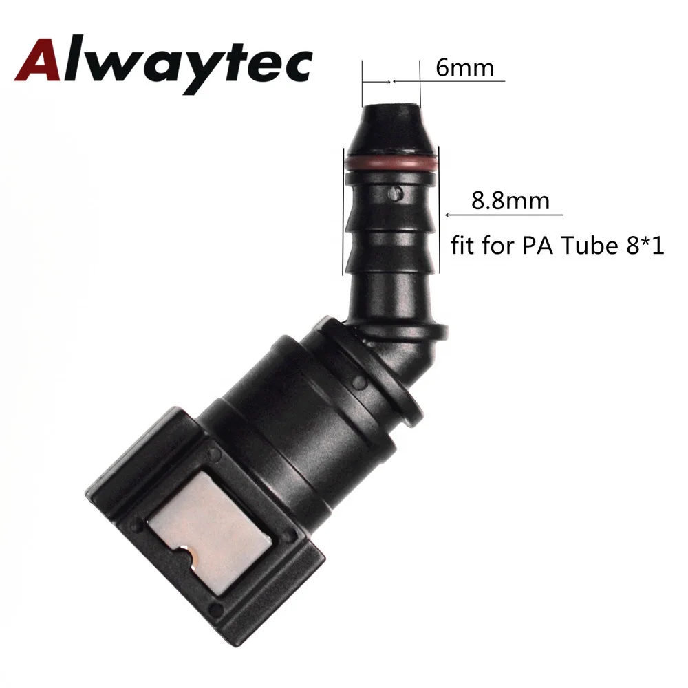 Hot Assembly 7.89mm Nylon Inserting Quick Line Connector Fuel Hose Coupling For Delivery