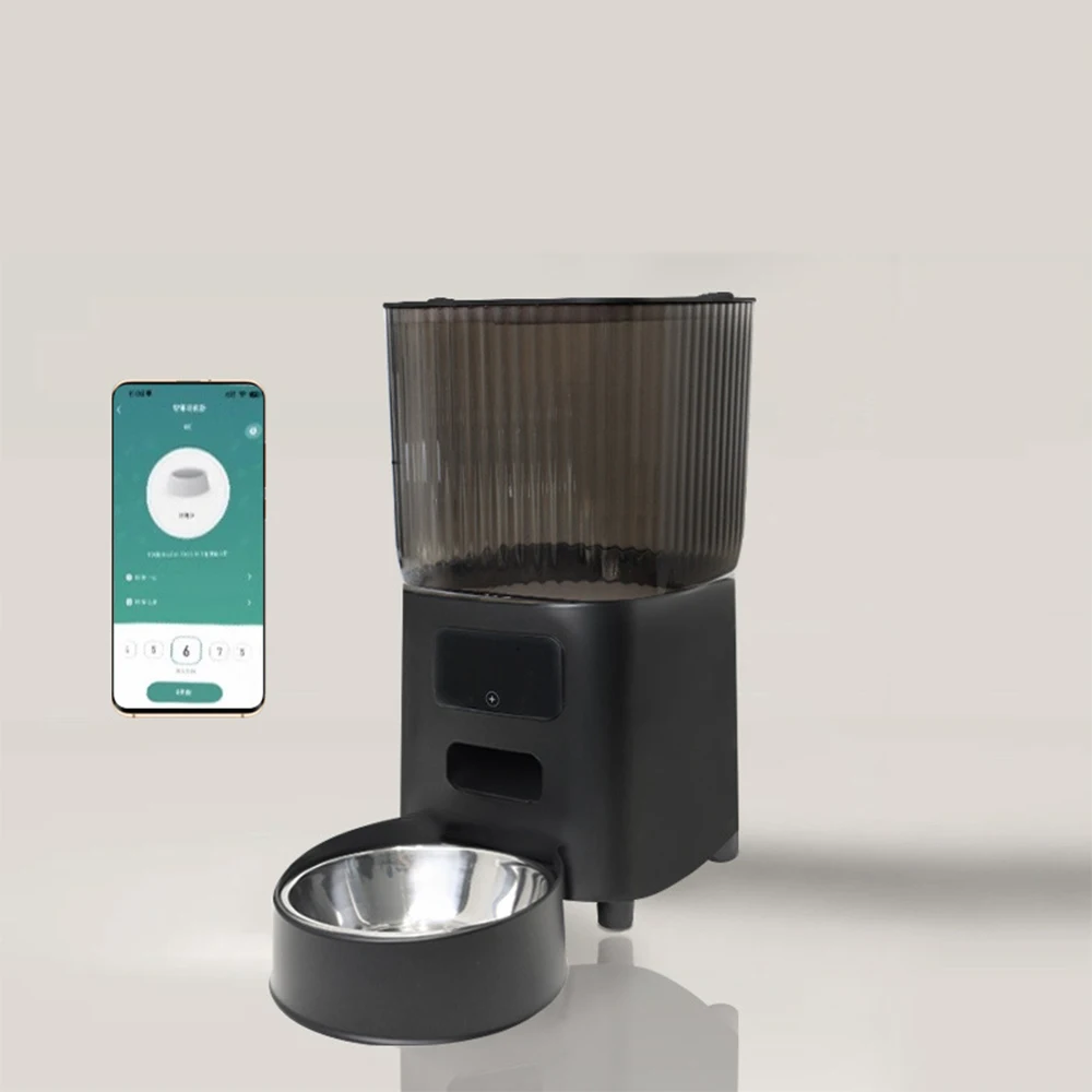 Wholesale pet intelligent automatic feeder timed quantitative feeding machine visual app remote control cat and dog feeder