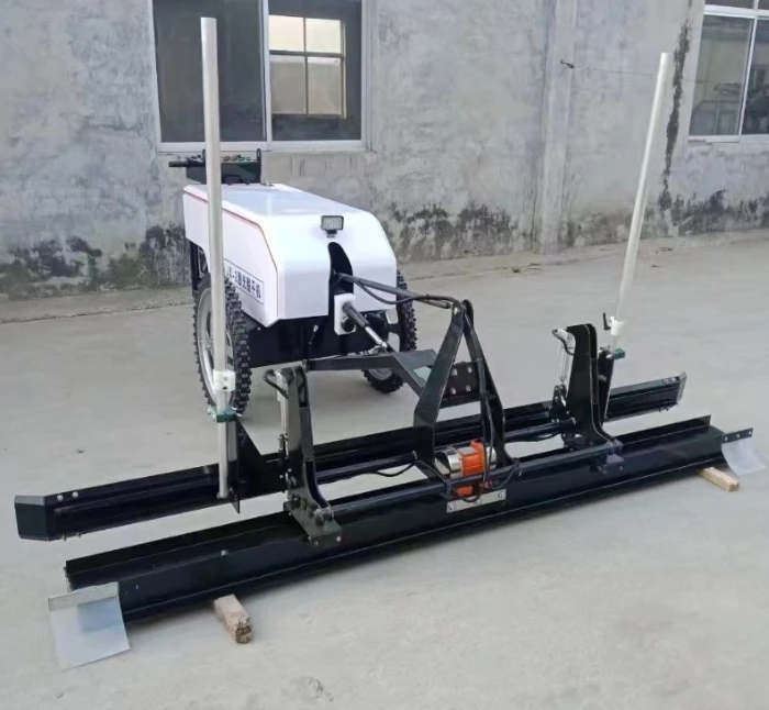 Automatic High Precision Concrete Screed Paver Vibrating Hydraulic Two-wheel Ground Laser Positioning Levelling Machine