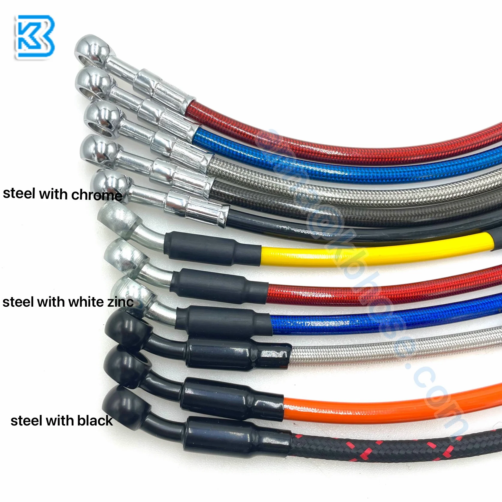 Гидравлическая автомобильная система тормозов для мотоцикла Тормозная Линия с оплеткой из нержавеющей стали и концевым фитингом