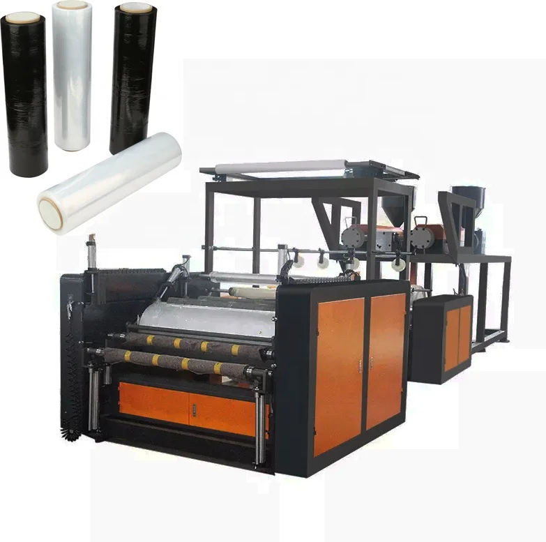PVC Stretch Ceiling  PVC Wrap Film Making Machine LLDPE Stretch Film Machine Price supplier Stretch Film Production Line New