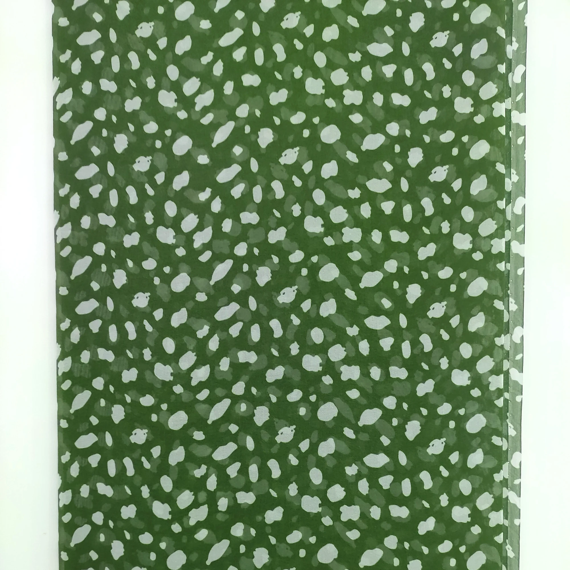 
Hot selling real stock lot silk print fabric with low price 