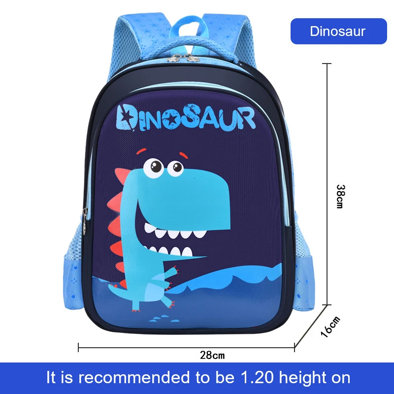 2022 New  Factory Children Book Bag Cartoon Dinosaur Unicorn Boys Girls Primary Student Cute School Backpack