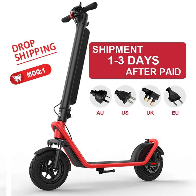 Drop ship EU UK warehouse escooter 36v 13ah 450w powerful scooter electric 10inch X11 long range moped adult electric scooters
