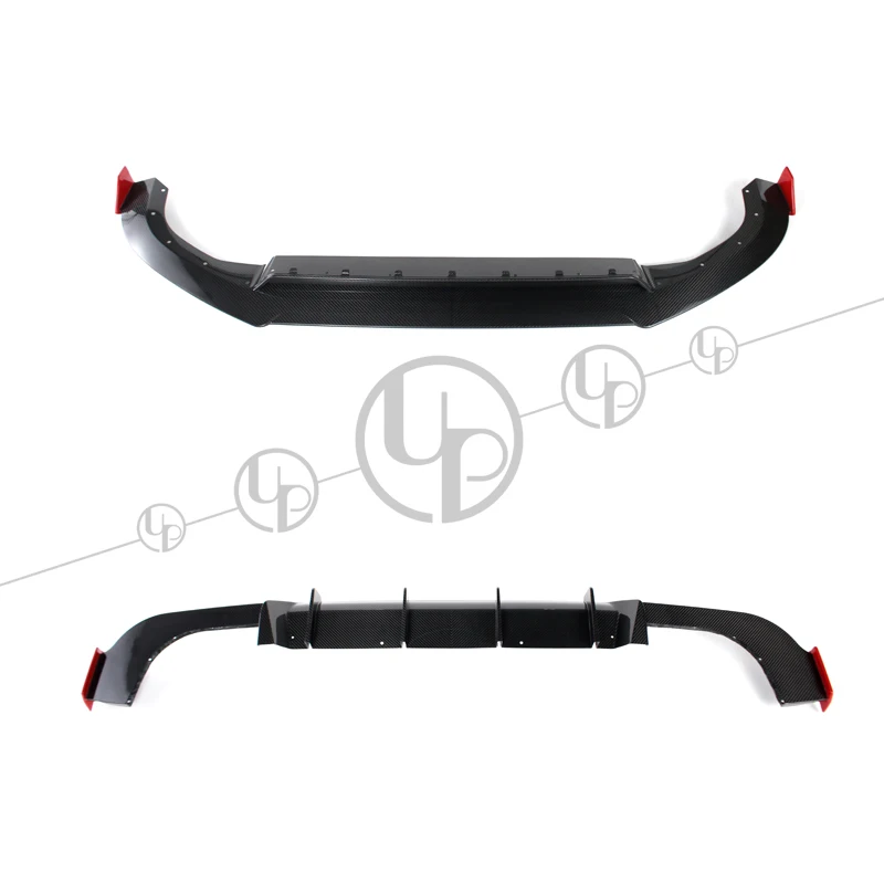 Hot Sell G class W464 G63 B900 R style 2019-2022y Dry carbon fiber bodykit for rear wing spoiler muffler tips over fenders