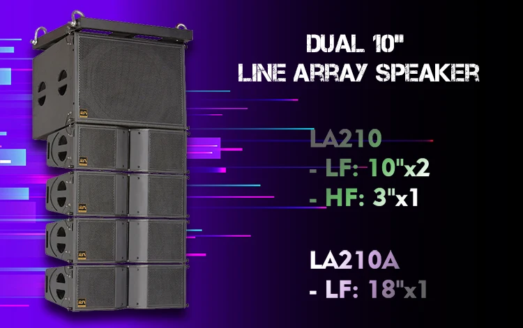 Dustproof and waterproof  LA210  Line Array Speaker