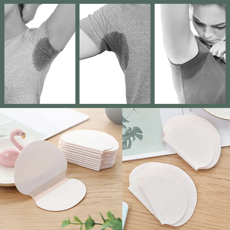 Hot Sale Adhesive Disposable Sweat Pad Armpit Antiperspirant Deodorant Underarm Sweat Patch Unisex Sweat-absorbent pad Stickers