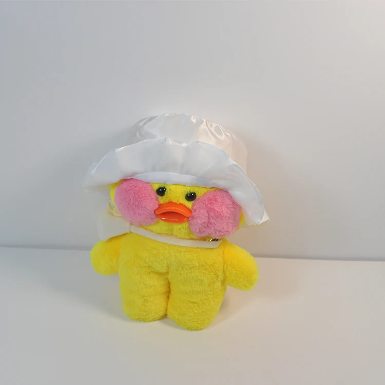 Cafe Mini Duck Lovely Cartoon Plush Toy Cute Plush Stuffed Soft Duck Doll Animal Pillow Children Gifts