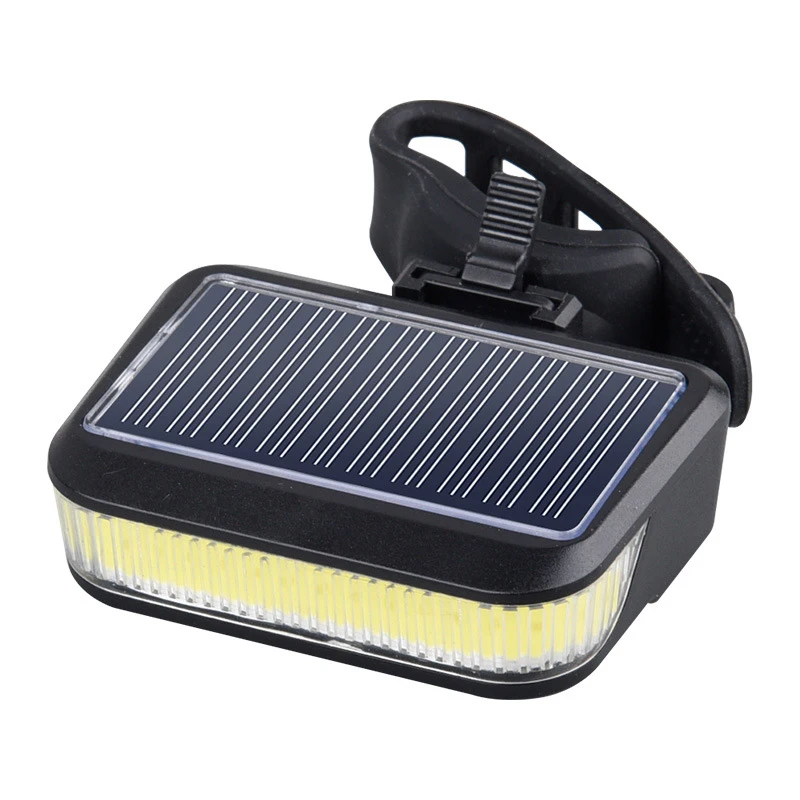 bicycle tail light solar energy  taillights high brightness COB waterproof solar bicycle tail light