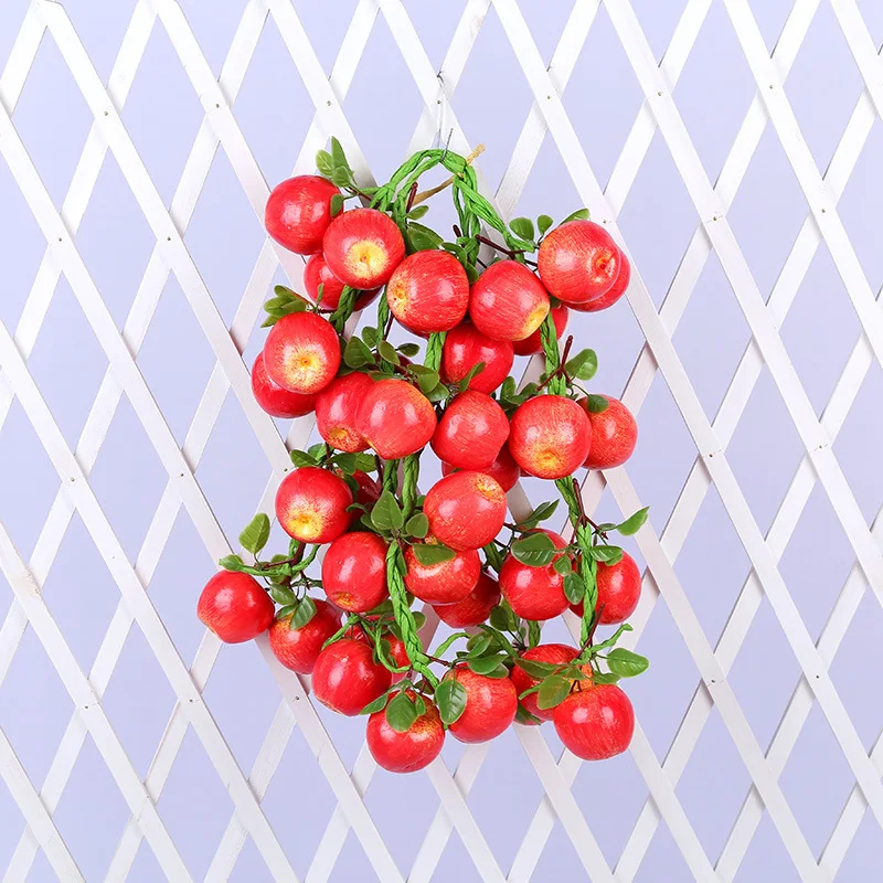 Simulation fruit and vegetable string farmhouse music wall hanging restaurant decoration Artificial Fruits String