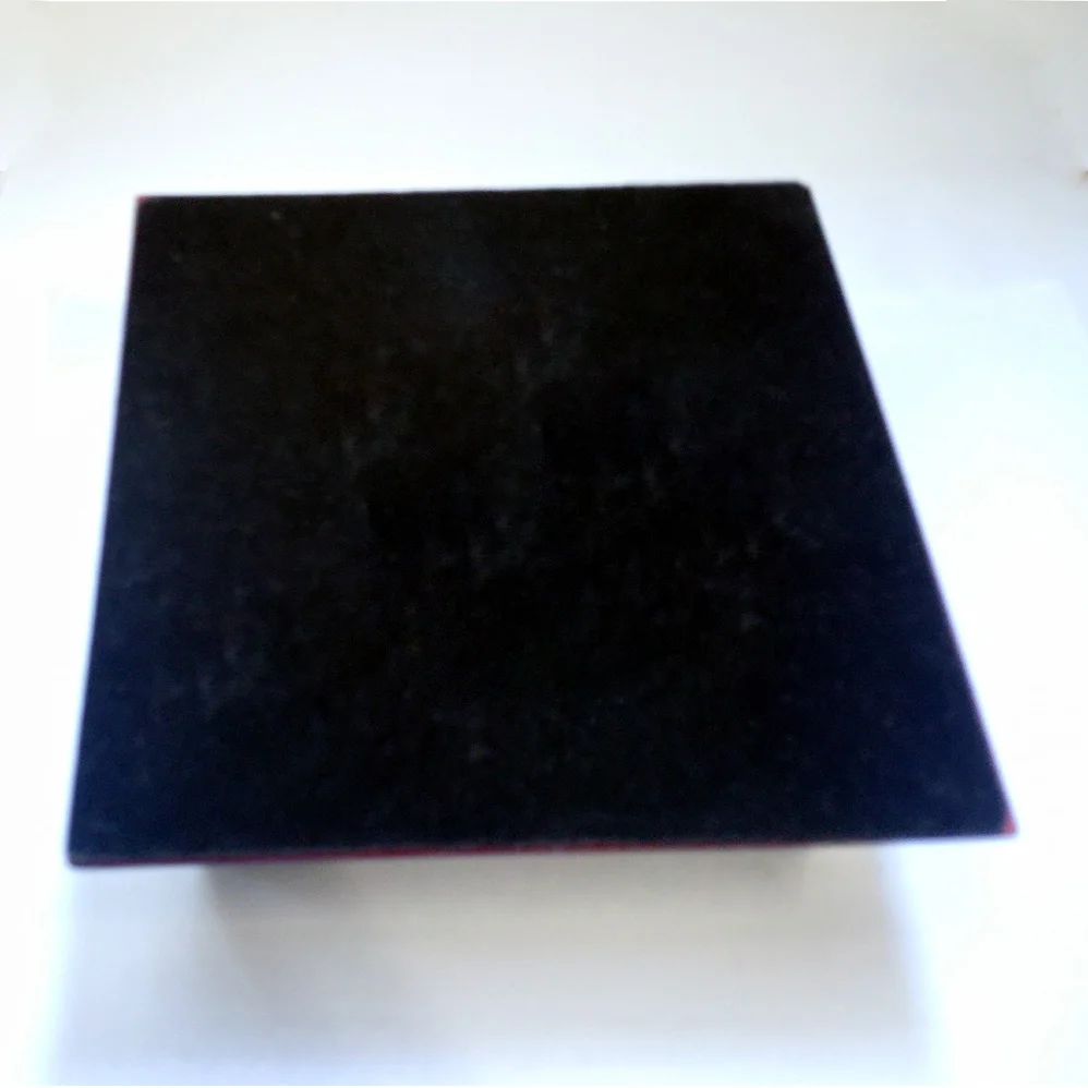 
Big Trapezoidal Piano Rose wooden led light stand display base for crystals 