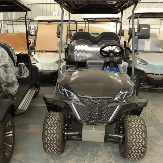 Hot selling 4 Person 72v electric lifted golf cart off road buggy with lithium battery