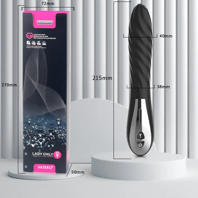 Adult female massage stick life waterproof flexible silicone skin touching masturbation climax vibrating stick