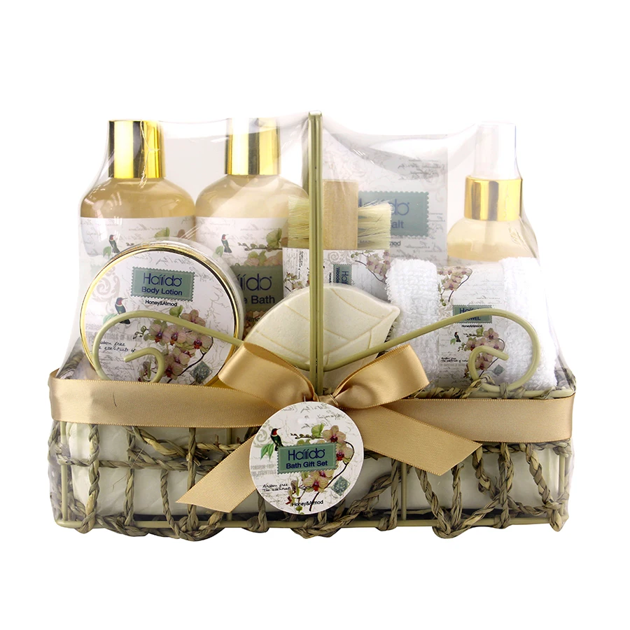 shower gel fizzer salt Oem Olive Essential Oil Spa Bath Gift Set