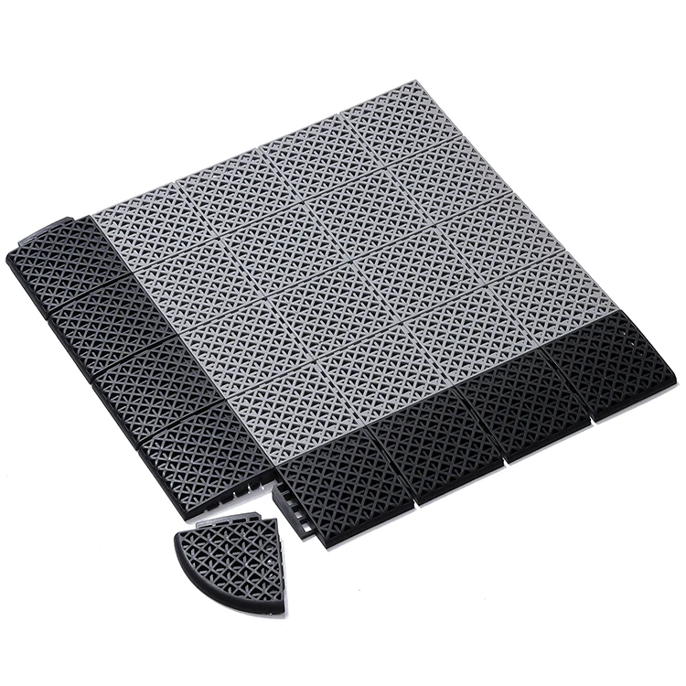 Пластиковое напольное покрытие для баскетбольной площадки водонепроницаемые напольные игровые из термопластичного эластомера безопасная уличная сцепляющаяся напольная плитка