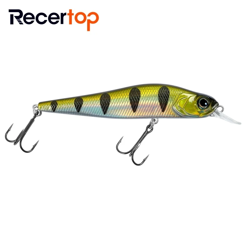 Floating lure natural colors and unpainted minnow 100mm 12g jerkbait ABS minnow lure