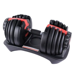 Free Weights Top Quality 552 Smart 24KG/40KG 90LB Adjustable Dumbbell Pair with Stand Rack