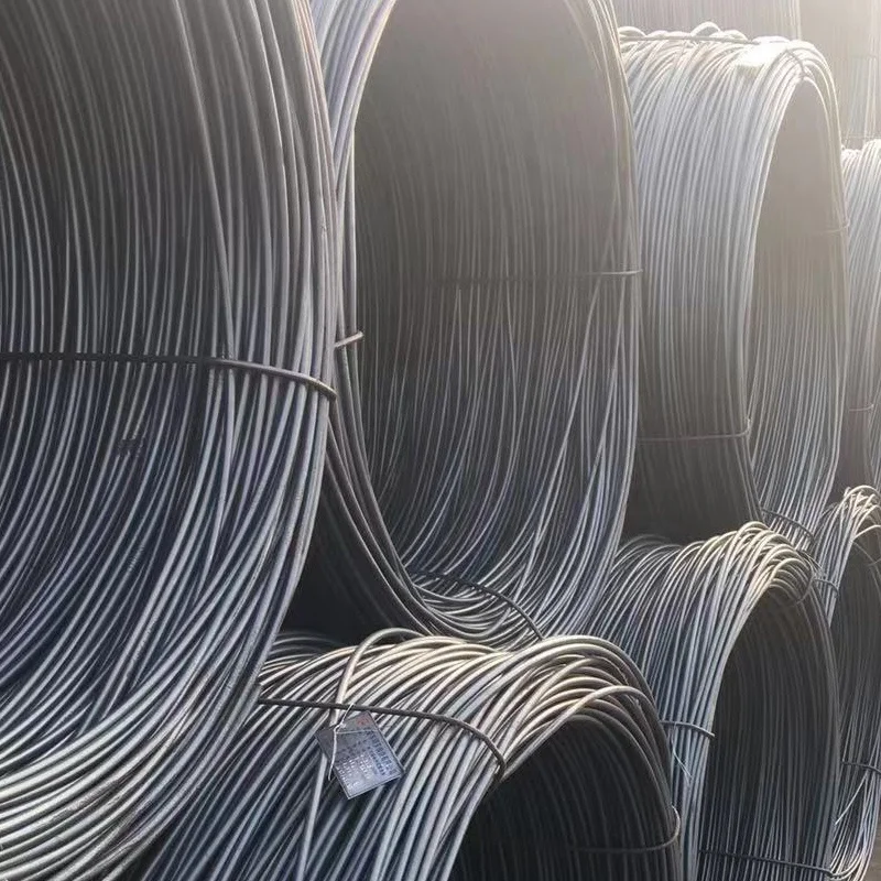 YQF sae 1006 1008  Good Quality Hot Rolled Low Carbon Iron Steel Wire Rod  10mm 12mm galvanized wire for nail making