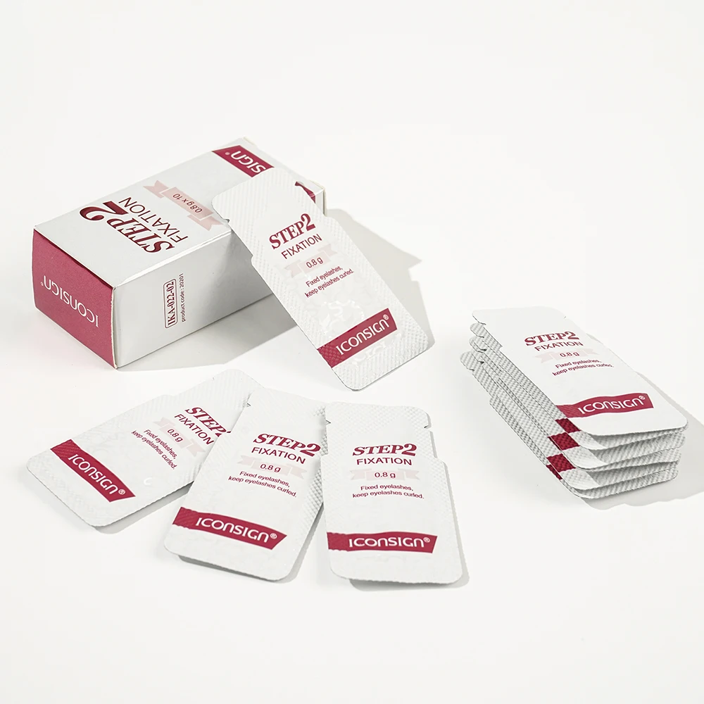 hot sales lash lift sachets private label 0.8g*10 sachets perming lotion eyelashes curler stars colors lash lifting