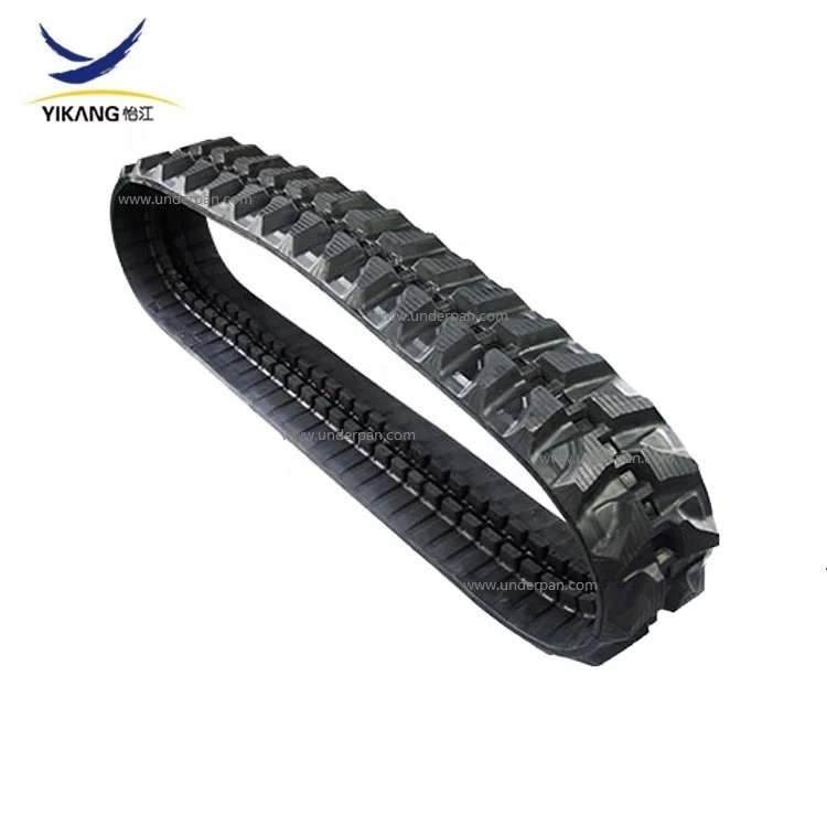 Construction undercarriage spare parts compact rubber track 450x81.5x76 Made in China sell in best