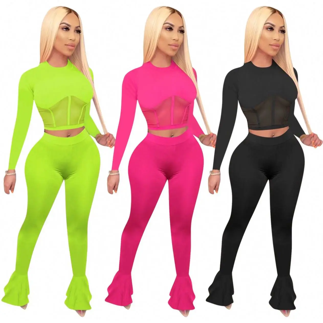 
Wholesale 2021 Womens Summer Outfits Casual Two Piece Set Women Tracksuit 