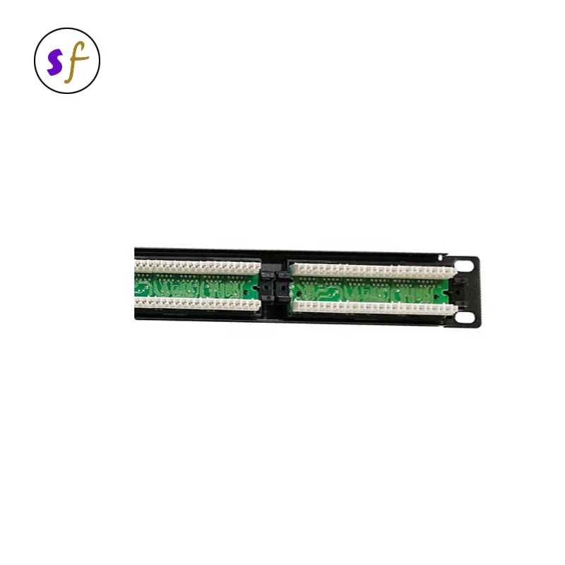 19 дюймов UTP cat5e 24 портовая