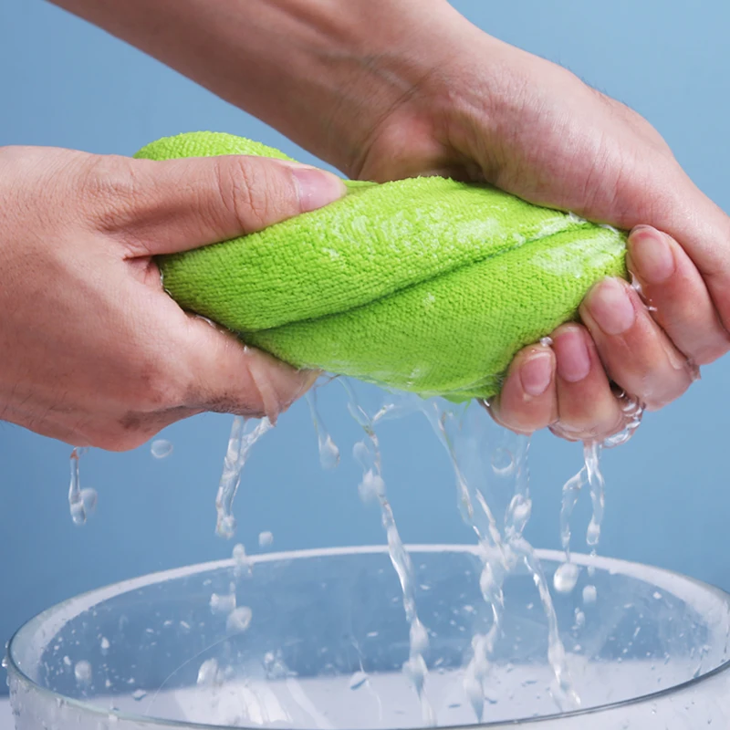 Custom Microfiber Cleaning Cloth Super Absorbent Kitchen Microfiber Cleaning Towel Cloth