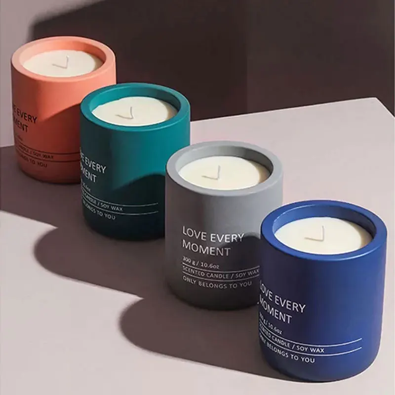 Creative custom scented candles soy wax scented candle jars luxury large candles scented