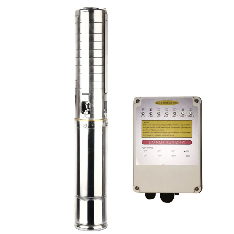 DC 72V 1000W solar water pump for borehole and water well