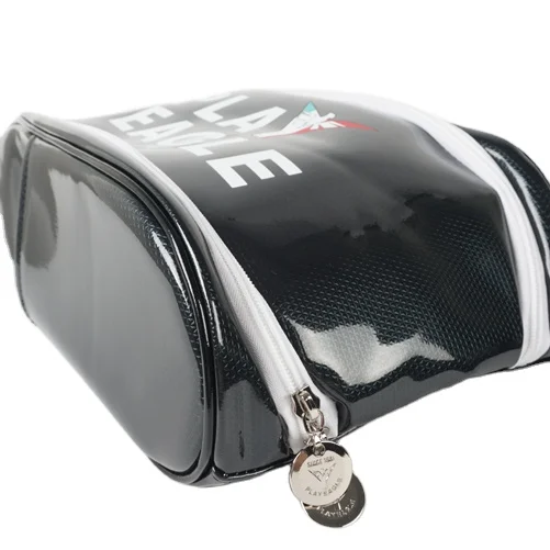 Justin New Design Charm Ladies Small Square Leather Golf Bag Pouch Mini Ball shoe Bag