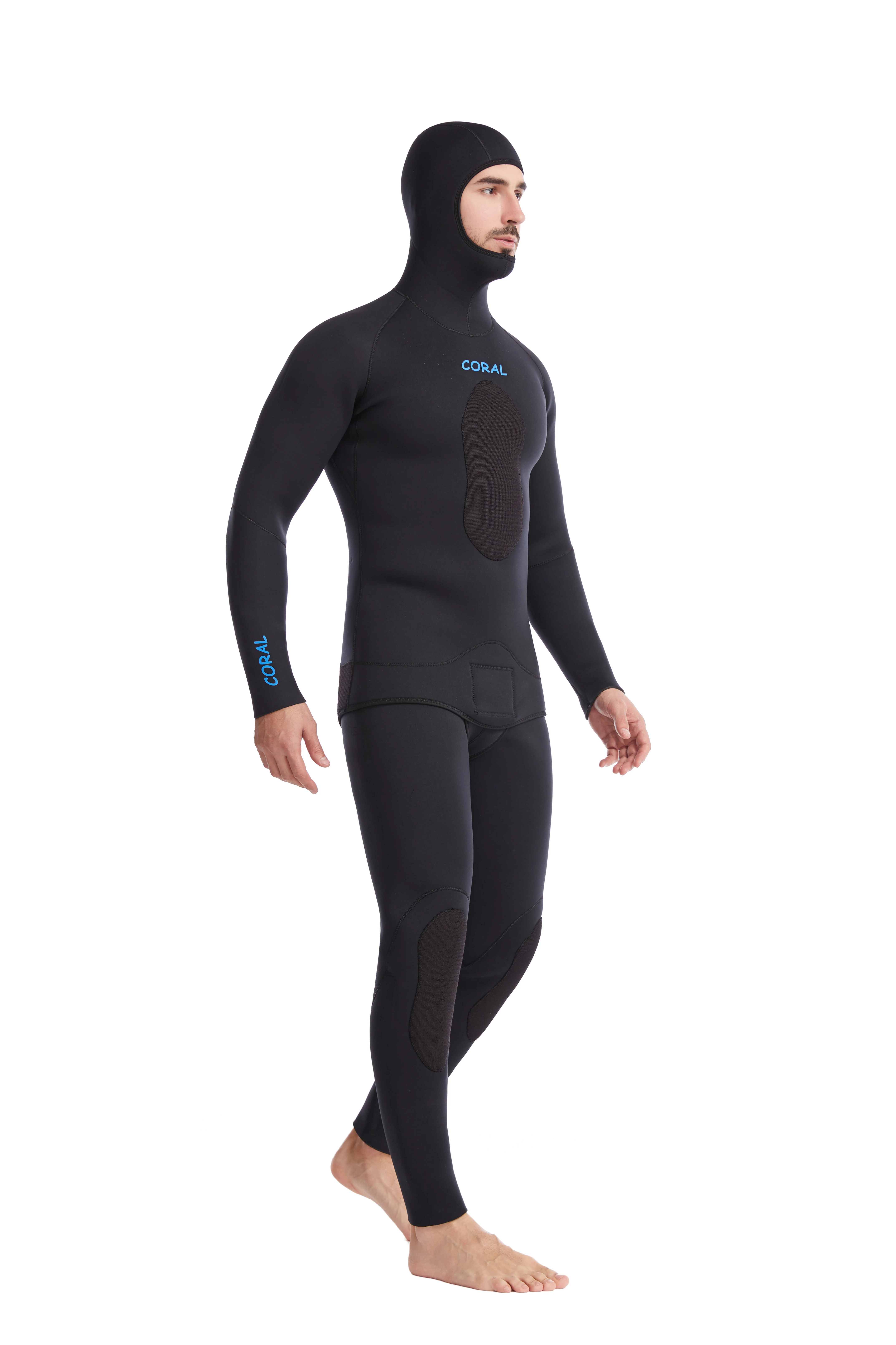 High Quality Neoprene Diving Suits With Hood  Keep Warm Surfing Diving Wetsuit For Men