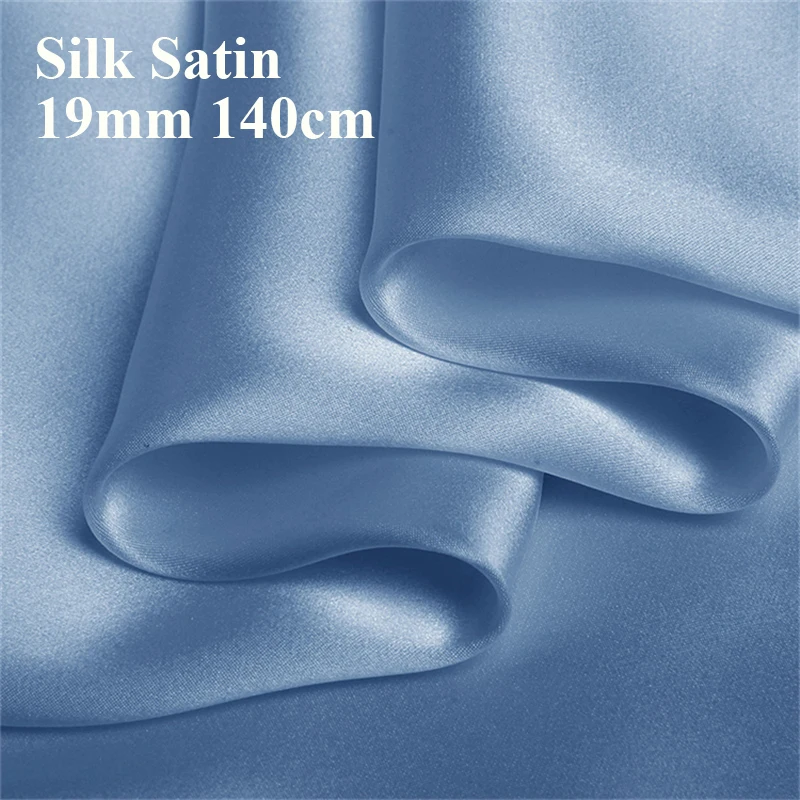 wholesale solid color dyed oeko-tex 100 100% silk satin fabric for women wedding dress