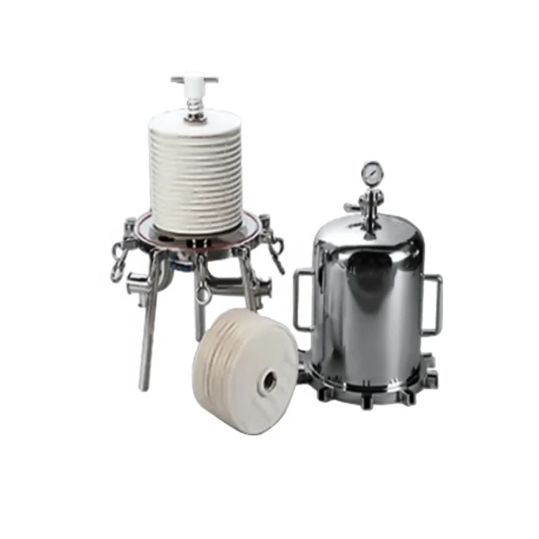 High quality and high grade sanitary ss304 316 lenticular beer wine filter housing