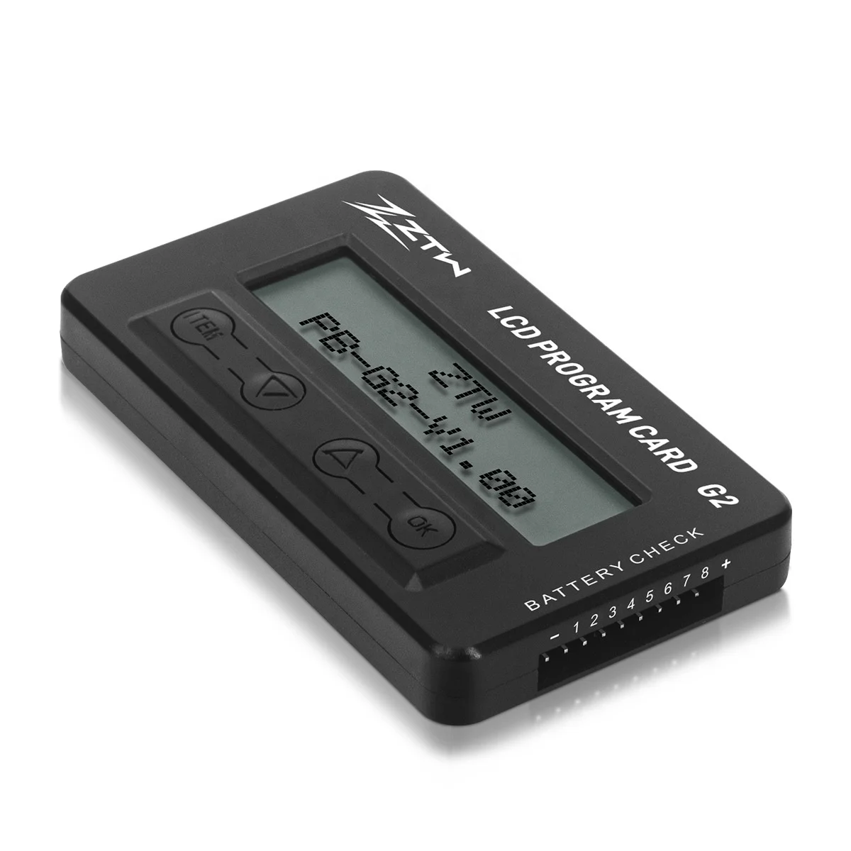 ZTW Multifunctional LCD Program Card Box G2 Servo Tester Battery Voltmeter For Beatles/Shark/Mantis Slim Series Brushless ESC