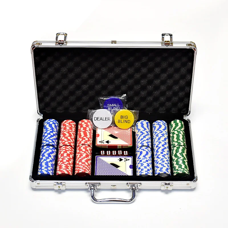YH 300 шт./компл. 500 шт./компл. наклейка напечатанные игральные кости для казино покерные чипы Техасский покер набор (62566435736)