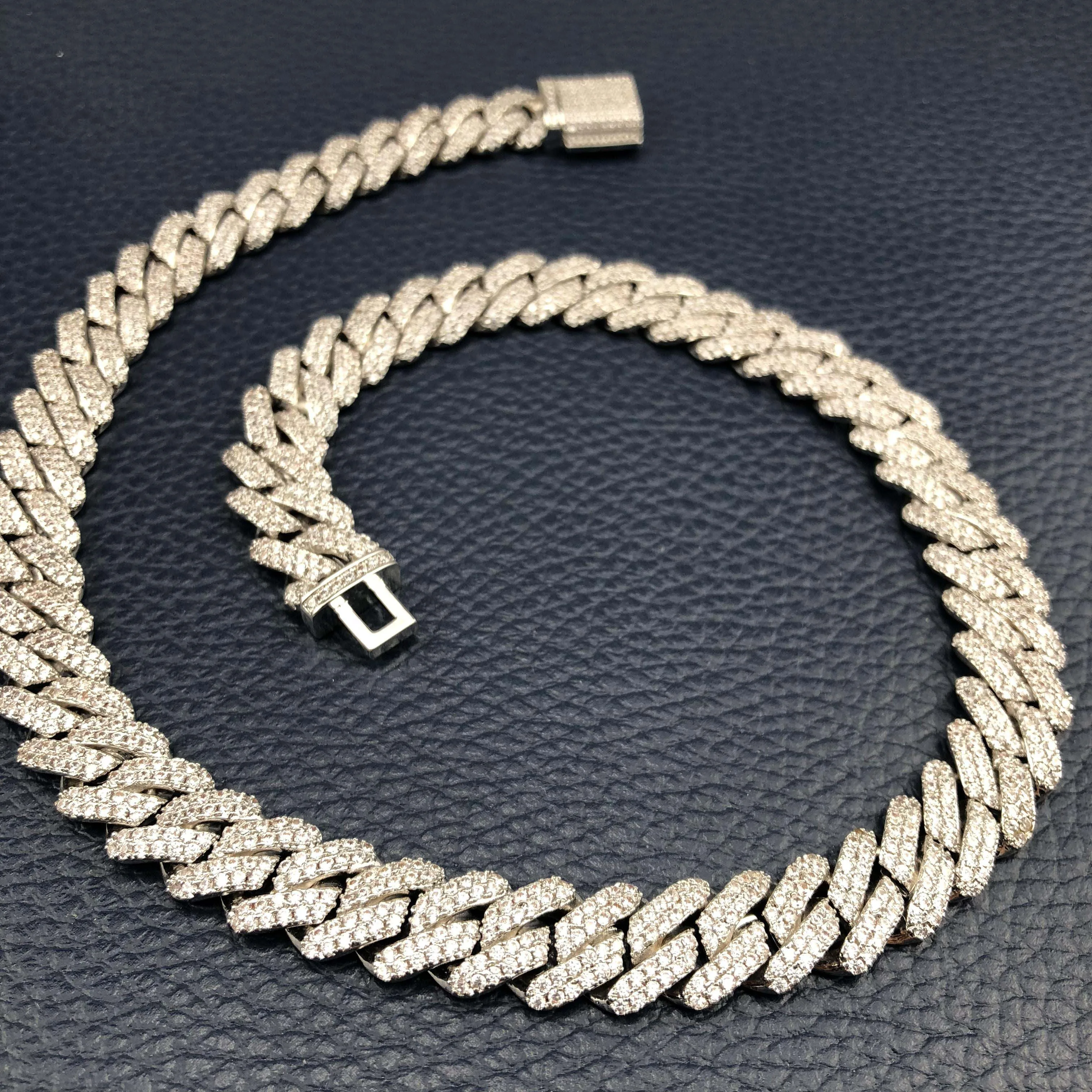 Новые мужские масок diamond gold Майами КУБИНСКИЙ звено цепи 18k золотая цепочка ожерелье