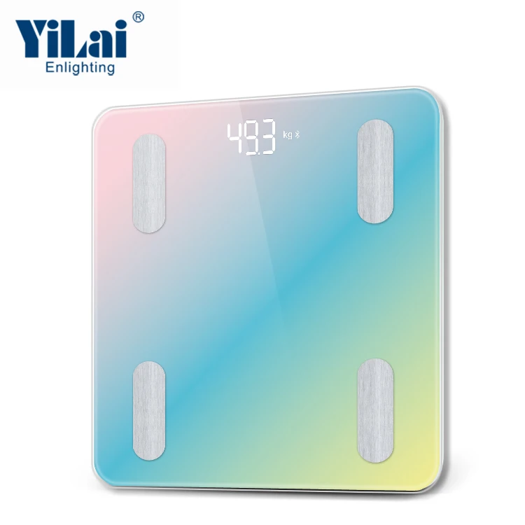 180kg 396lb Highly Accurate digital smart Bathroom Body Fat Composition Analyzer BMI Household  scale  blue tooth