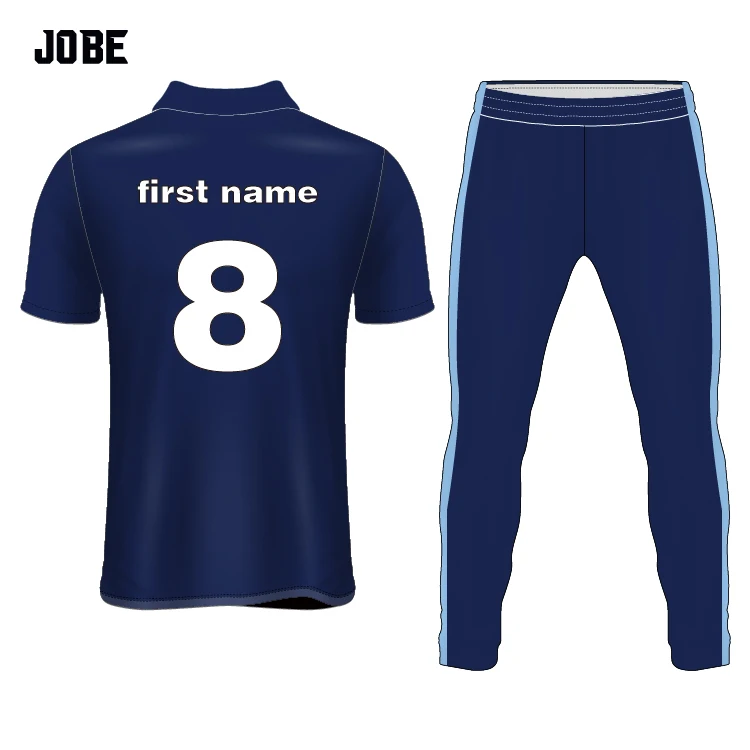 
custom sublimated team cricket t shirts top design full hand australia cricket jersey 