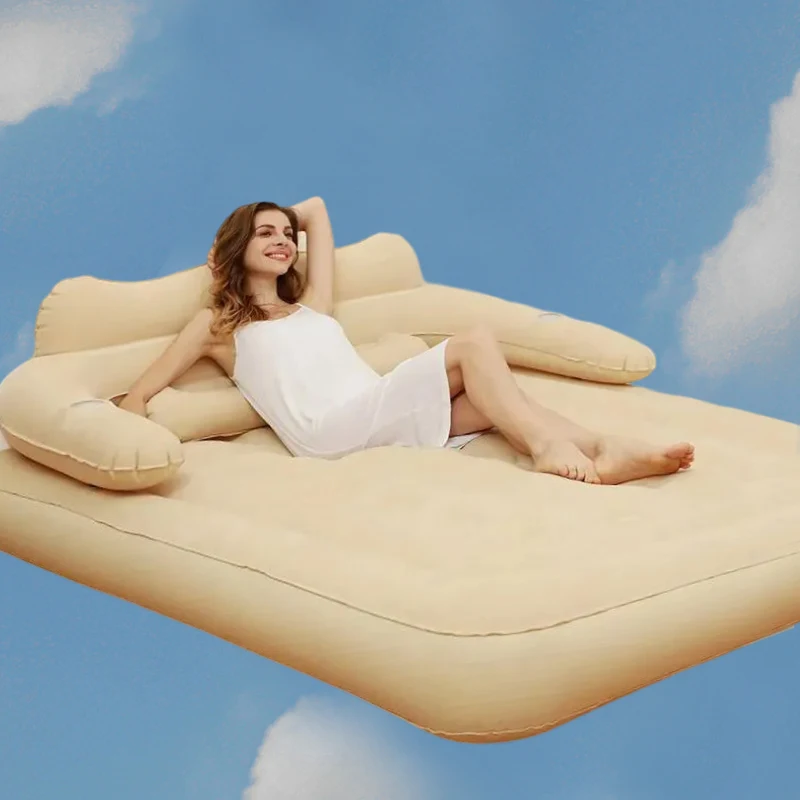 Hot Inflatable Sleeping Mat Electric Inflatable Bed Home Outdoor Portable air Mattress Car Camping Cellular Inflatable Bed