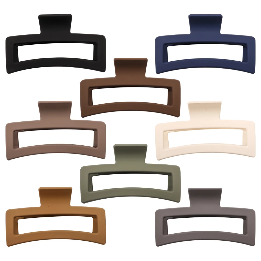 Korean Colorful extra large hair clips Hair Accessories Women Hair claw clips for girls accessories