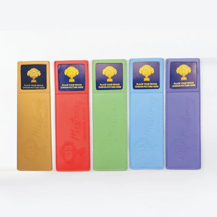 Customizable pattern color and outer packaging genuine leather bookmark business event party birthday gift