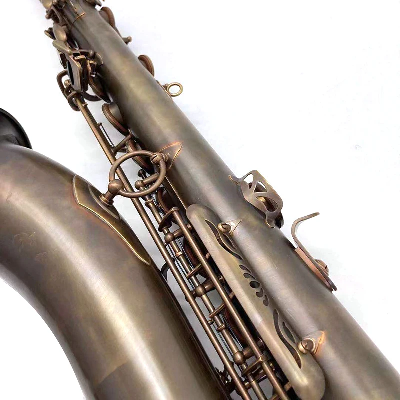 Popular market selling good sound red antique copper tenor saxophone