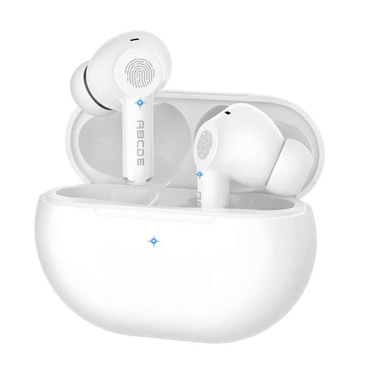 Buds TWS Earphone 35dB Active Noise BLE5.3 Cancelling 4 Mics Wireless Headphone long Battery Life ENC TWS