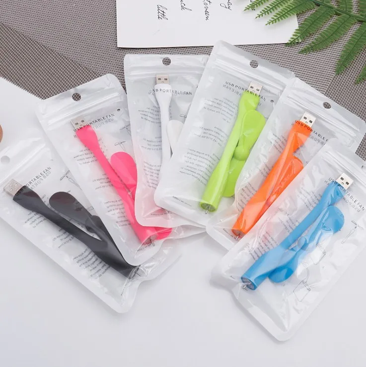 For Laptop Desktop Computer Portable Flexible Fan Colorful USB Mini Cooling Fan Cooler